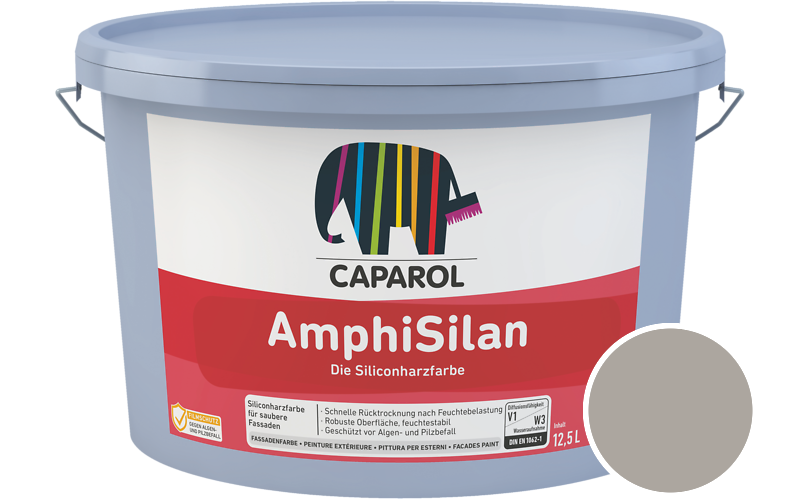 Caparol AmphiSilan 2,5L Fassadenfarbe / Getnt im Farbton Palazzo 40