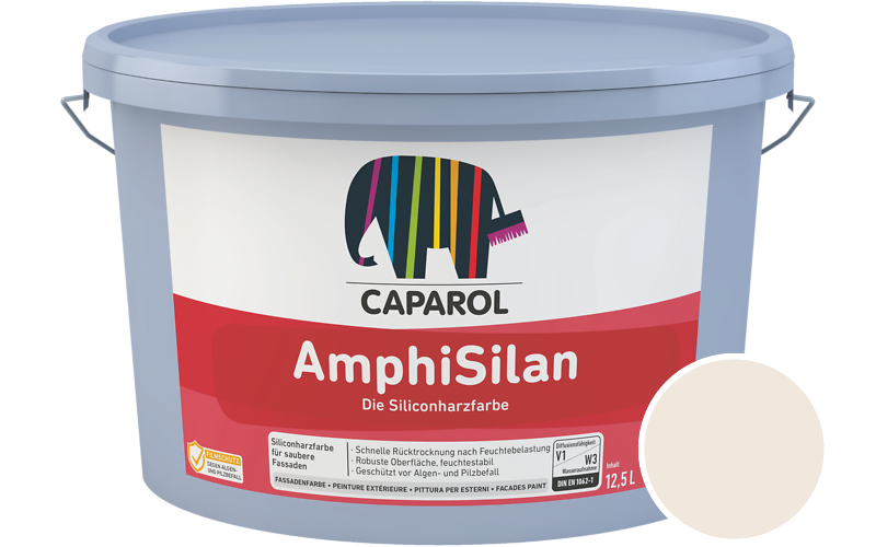 Caparol AmphiSilan 2,5L Fassadenfarbe / Getnt im Farbton Palazzo 90