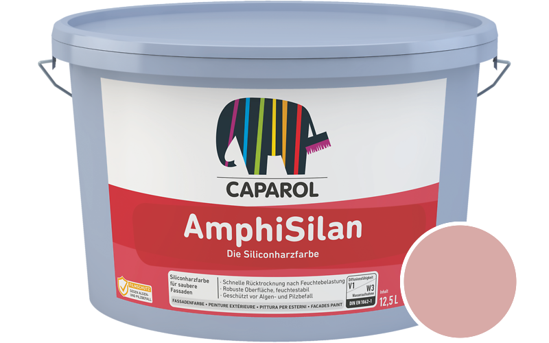 Caparol AmphiSilan 2,5L Fassadenfarbe / Getnt im Farbton Parma 14