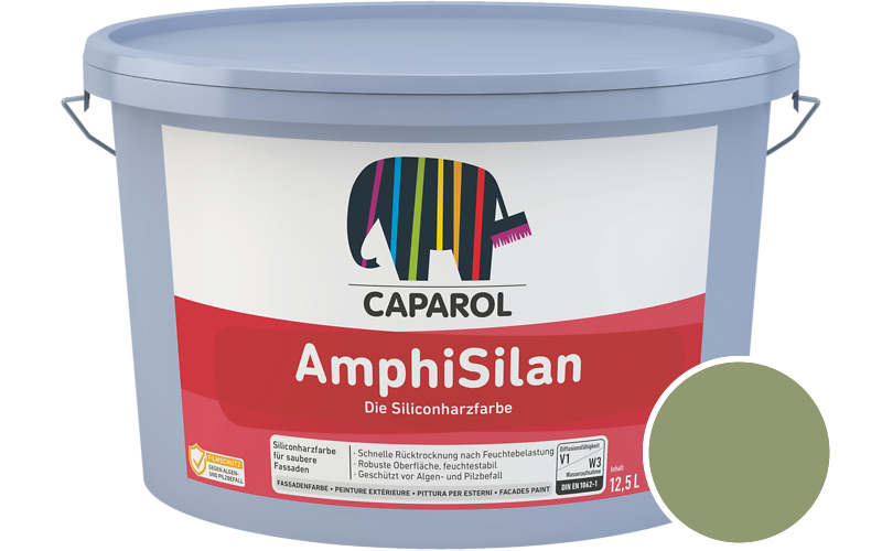 Caparol AmphiSilan 7,5L Fassadenfarbe / Getnt im Farbton Pinie 45
