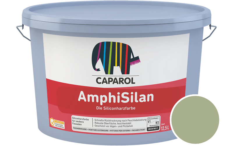 Caparol AmphiSilan 12,5L Fassadenfarbe / Getnt im Farbton Pinie 50
