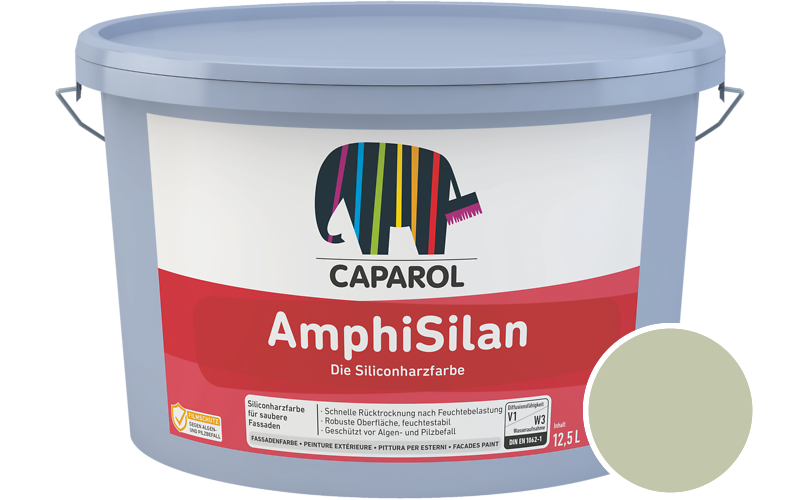 Caparol AmphiSilan 12,5L Fassadenfarbe / Getnt im Farbton Pinie 55