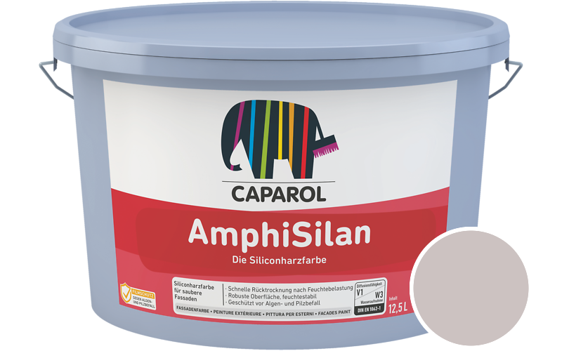 Caparol AmphiSilan 12,5L Fassadenfarbe / Getnt im Farbton Quarz 20