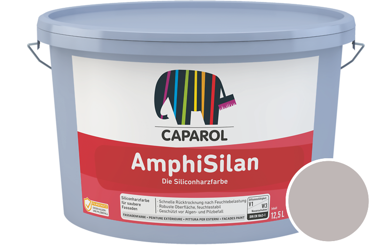 Caparol AmphiSilan 2,5L Fassadenfarbe / Getnt im Farbton Rose 5