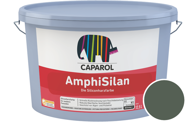 Caparol AmphiSilan 7,5L Fassadenfarbe / Getnt im Farbton Salbei 0