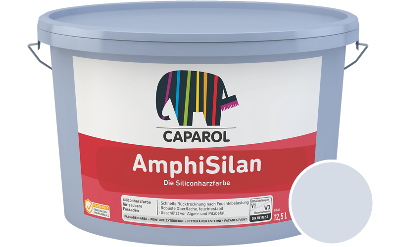 Caparol AmphiSilan 2,5L Fassadenfarbe / Getnt im Farbton Saphir 90