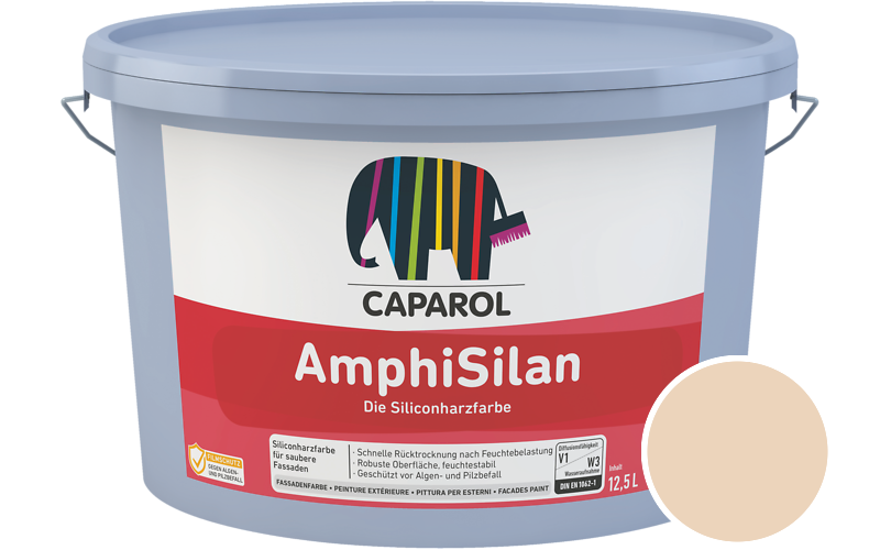 Caparol AmphiSilan 2,5L Fassadenfarbe / Getnt im Farbton Terra 16