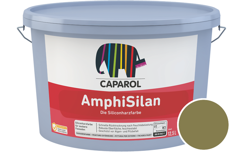 Caparol AmphiSilan 7,5L Fassadenfarbe / Getnt im Farbton Tundra 100