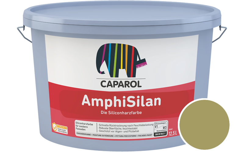 Caparol AmphiSilan 2,5L Fassadenfarbe / Getnt im Farbton Tundra 110