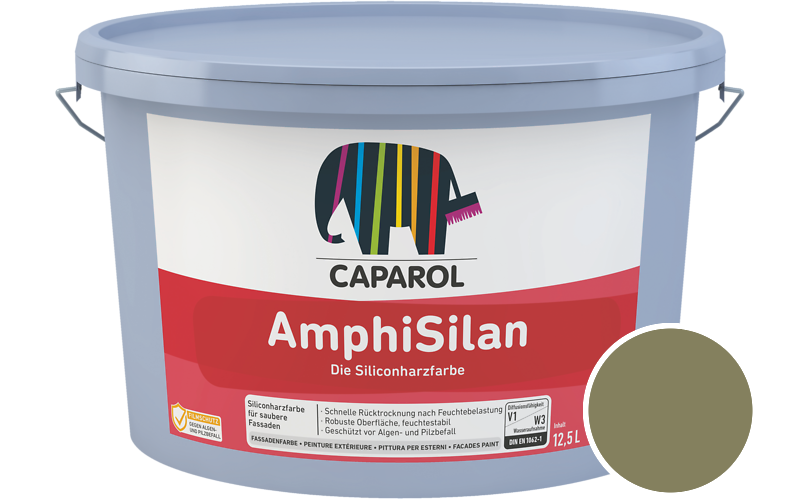 Caparol AmphiSilan 12,5L Fassadenfarbe / Getnt im Farbton Tundra 75