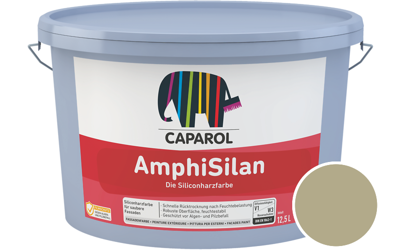 Caparol AmphiSilan 7,5L Fassadenfarbe / Getnt im Farbton Tundra 85