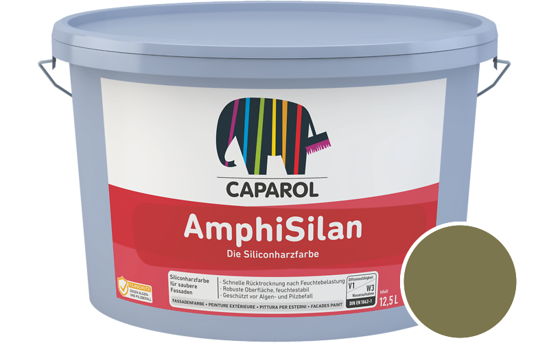 Caparol AmphiSilan 7,5L Fassadenfarbe / Getnt im Farbton Tundra 95
