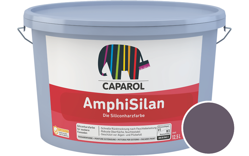 Caparol AmphiSilan 2,5L Fassadenfarbe / Getnt im Farbton Viola 35