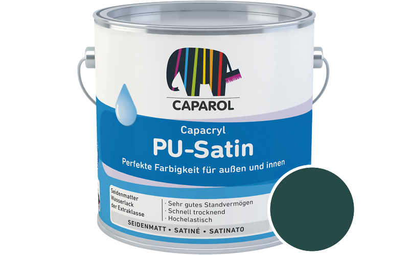 Caparol Capacryl PU-Satin 700ml Acryl-Lack / Get�nt im Farbton Peru 15