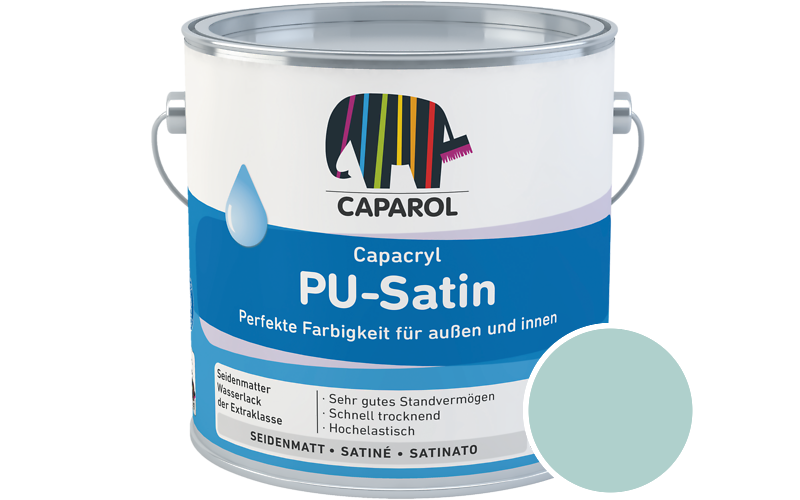 Caparol Capacryl PU-Satin 350ml Acryl-Lack / Getnt im Farbton Verona 115