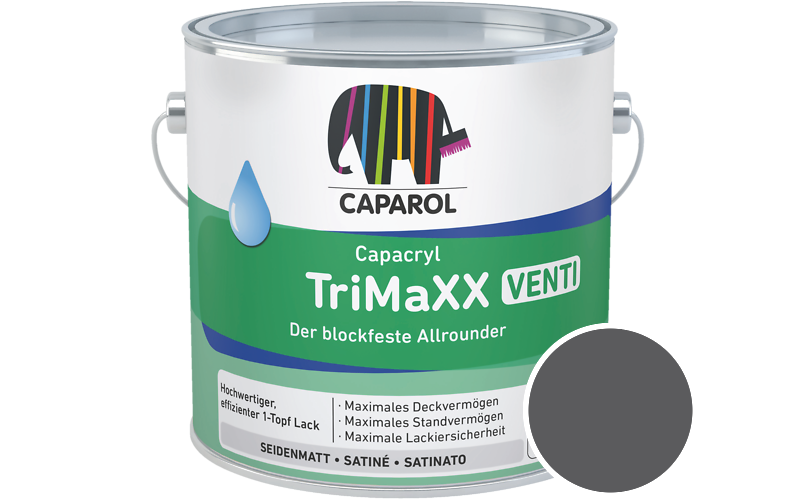 Caparol Capacryl TriMaXX Venti 750ml Acryl-Lack / Getnt im Farbton Amethyst 10