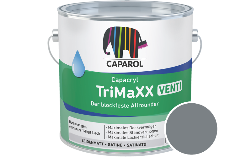 Caparol Capacryl TriMaXX Venti 750ml Acryl-Lack / Getnt im Farbton Arctis 10