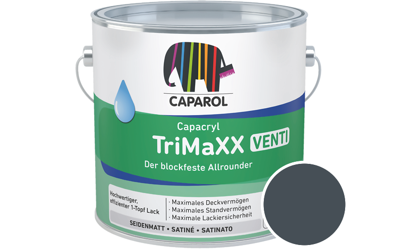 Caparol Capacryl TriMaXX Venti 750ml Acryl-Lack / Getnt im Farbton Atlantis 0