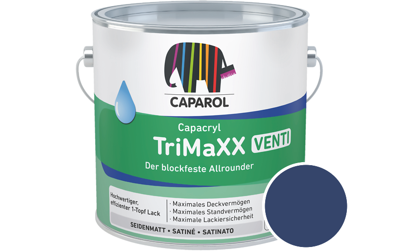 Caparol Capacryl TriMaXX Venti 750ml Acryl-Lack / Getnt im Farbton Diva 5