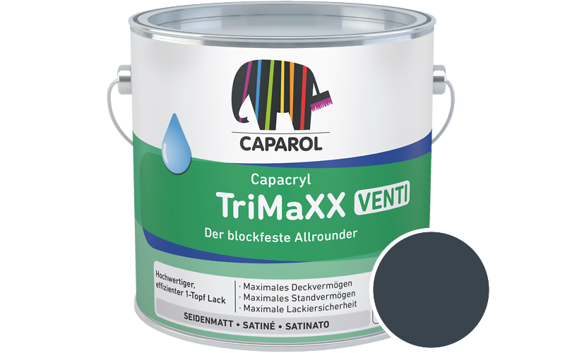 Caparol Capacryl TriMaXX Venti 750ml Acryl-Lack / Getnt im Farbton Lago 5
