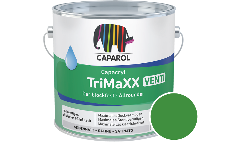 Caparol Capacryl TriMaXX Venti 750ml Acryl-Lack / Getnt im Farbton Laser 65