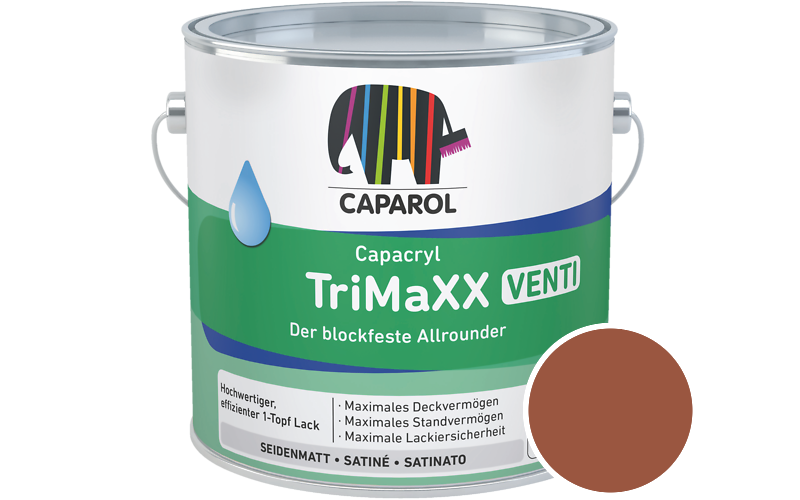 Caparol Capacryl TriMaXX Venti 750ml Acryl-Lack / Getnt im Farbton Madeira 0