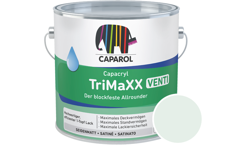 Caparol Capacryl TriMaXX Venti 750ml Acryl-Lack / Getnt im Farbton Off White 40