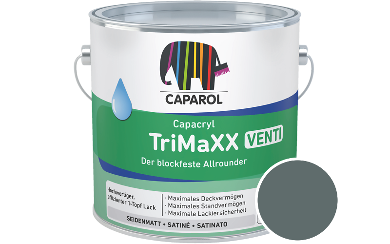 Caparol Capacryl TriMaXX Venti 750ml Acryl-Lack / Getnt im Farbton Tibet 0