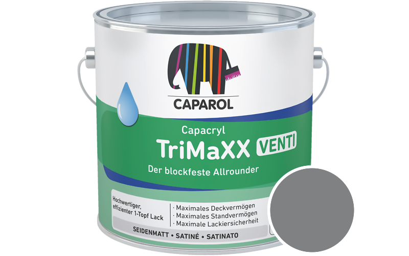 Caparol Capacryl TriMaXX Venti 2,5L Acryl-Lack / Getnt im Farbton Venato 25