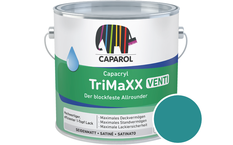Caparol Capacryl TriMaXX Venti 750ml Acryl-Lack / Getnt im Farbton Verona 135
