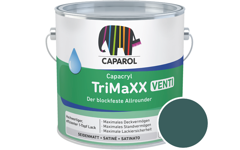 Caparol Capacryl TriMaXX Venti 750ml Acryl-Lack / Getnt im Farbton Verona 65