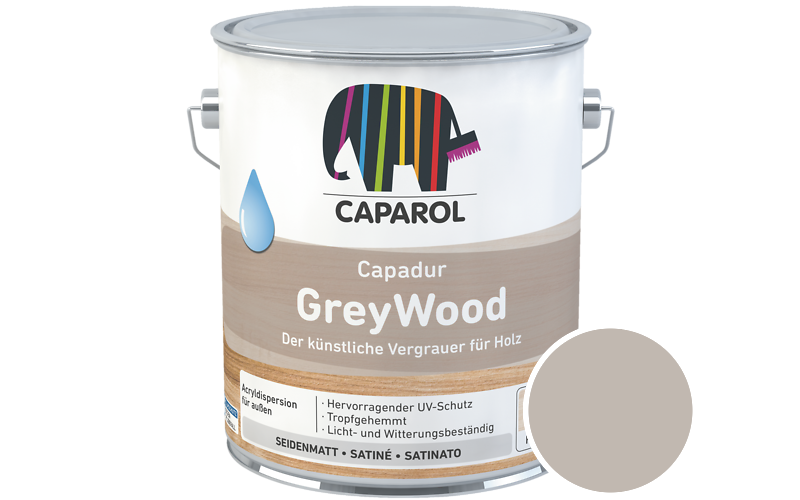 Caparol Capadur GreyWood 700ml Holzlasur / Getnt im Farbton Nordic 1