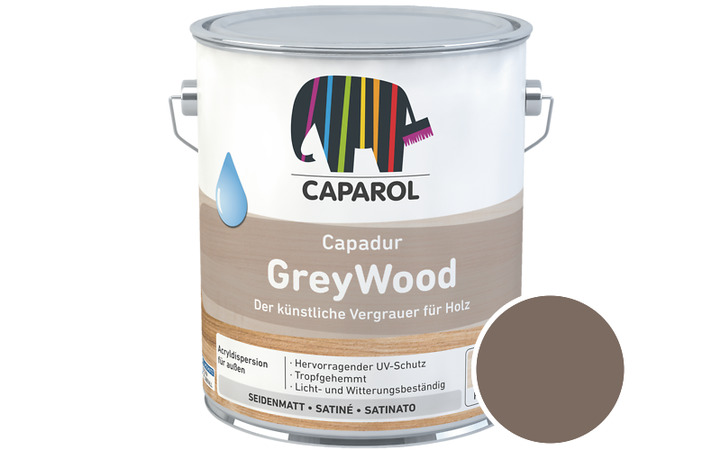 Caparol Capadur GreyWood 700ml Holzlasur / Getnt im Farbton Toskana 3