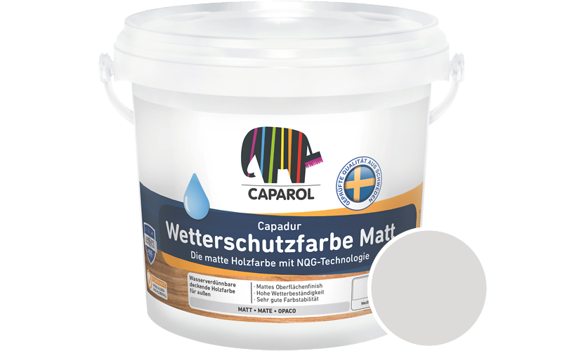 Caparol Capadur Wetterschutzfarbe Matt 750ml Holzfarbe fr auen / Getnt im Farbton Amethyst 25