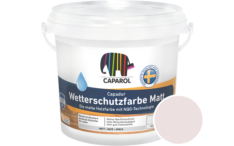 Caparol Capadur Wetterschutzfarbe Matt 750ml Holzfarbe fr auen / Getnt im Farbton Clematis 60