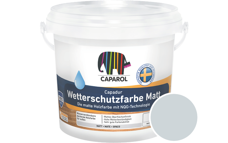 Caparol Capadur Wetterschutzfarbe Matt 750ml Holzfarbe fr auen / Getnt im Farbton Coelin 50