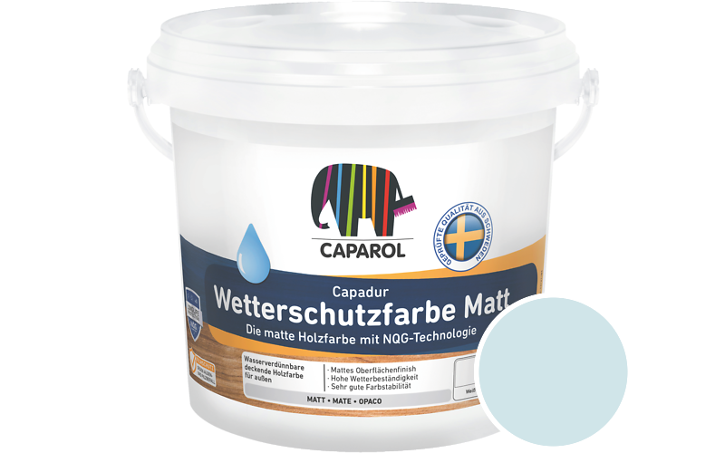Caparol Capadur Wetterschutzfarbe Matt 750ml Holzfarbe fr auen / Getnt im Farbton Coelin 90