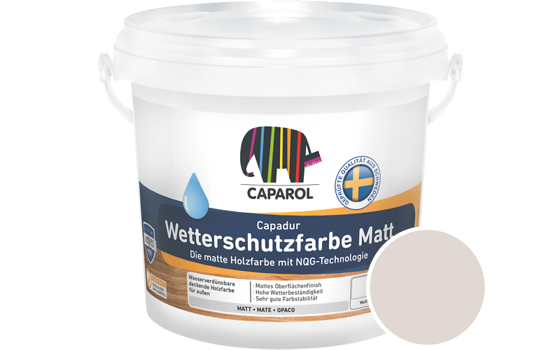 Caparol Capadur Wetterschutzfarbe Matt 750ml Holzfarbe fr auen / Getnt im Farbton Korall 20