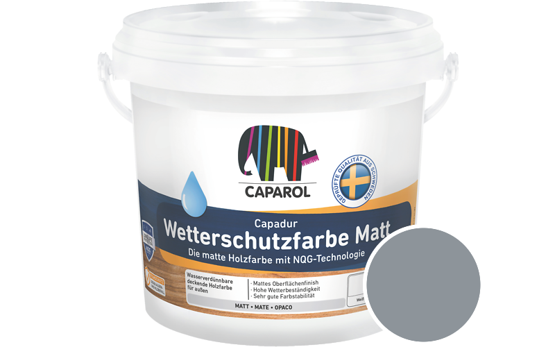 Caparol Capadur Wetterschutzfarbe Matt 750ml Holzfarbe fr auen / Getnt im Farbton Lago 20