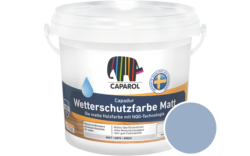 Caparol Capadur Wetterschutzfarbe Matt 10L Holzfarbe fr auen / Getnt im Farbton Lazur 145