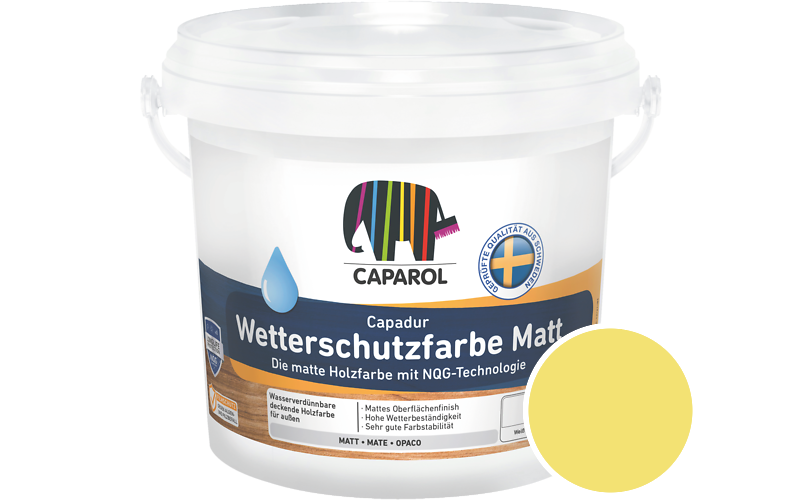 Caparol Capadur Wetterschutzfarbe Matt 10L Holzfarbe fr auen / Getnt im Farbton Melisse 115