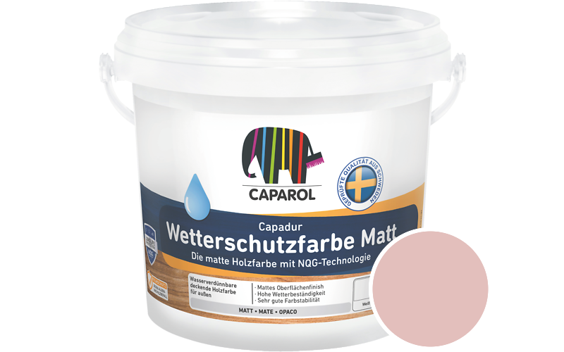 Caparol Capadur Wetterschutzfarbe Matt 750ml Holzfarbe fr auen / Getnt im Farbton Parma 15