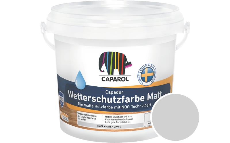 Caparol Capadur Wetterschutzfarbe Matt 10L Holzfarbe fr auen / Getnt im Farbton Venato 55