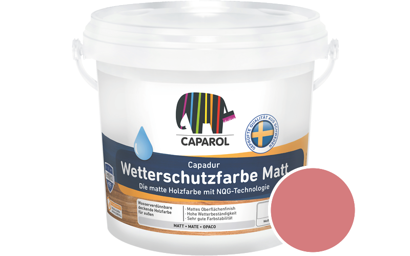 Caparol Capadur Wetterschutzfarbe Matt 750ml Holzfarbe fr auen / Getnt im Farbton Venezia 10