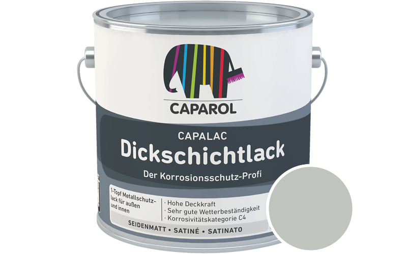 Caparol Capalac Dickschichtlack 2,5L Lack / Getnt im Farbton Monte 30