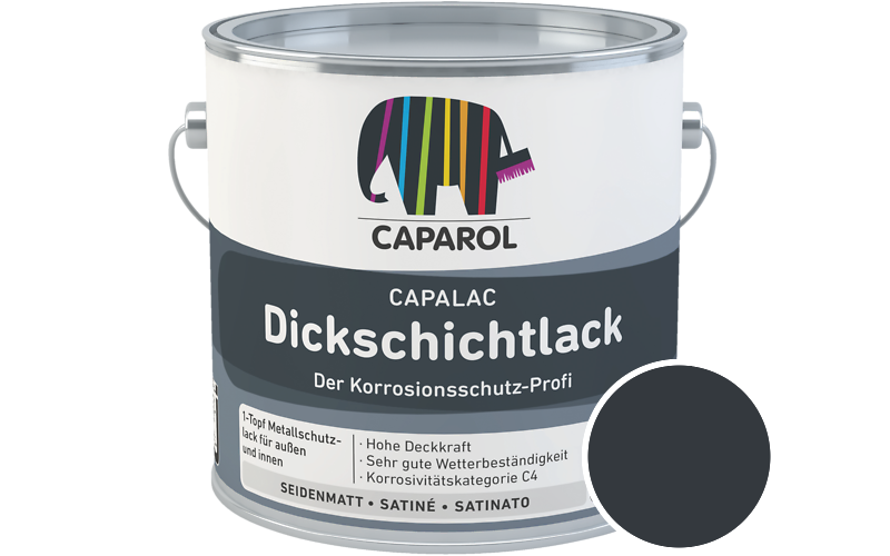 Caparol Capalac Dickschichtlack 750ml Lack / Getnt im Farbton Universo 10