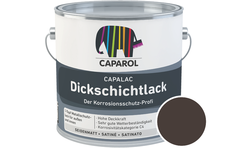Caparol Capalac Dickschichtlack 750ml Lack / Getnt im Farbton Universo 25