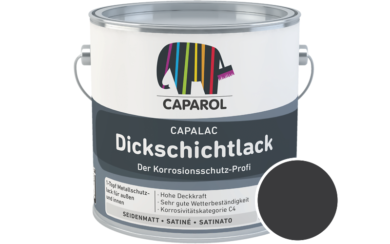 Caparol Capalac Dickschichtlack 750ml Lack / Getnt im Farbton Universo 5
