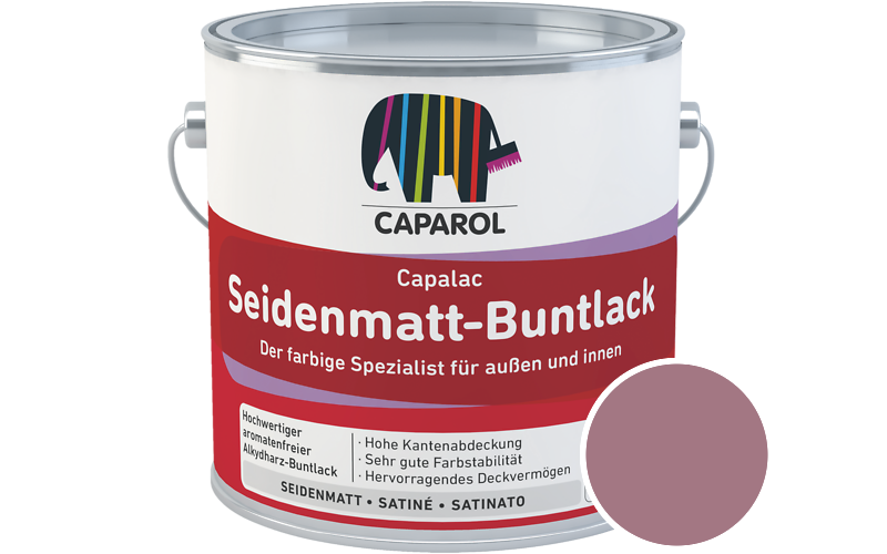 Caparol Capalac Seidenmatt-Buntlack 375ml Lack / Getnt im Farbton Elsass 12