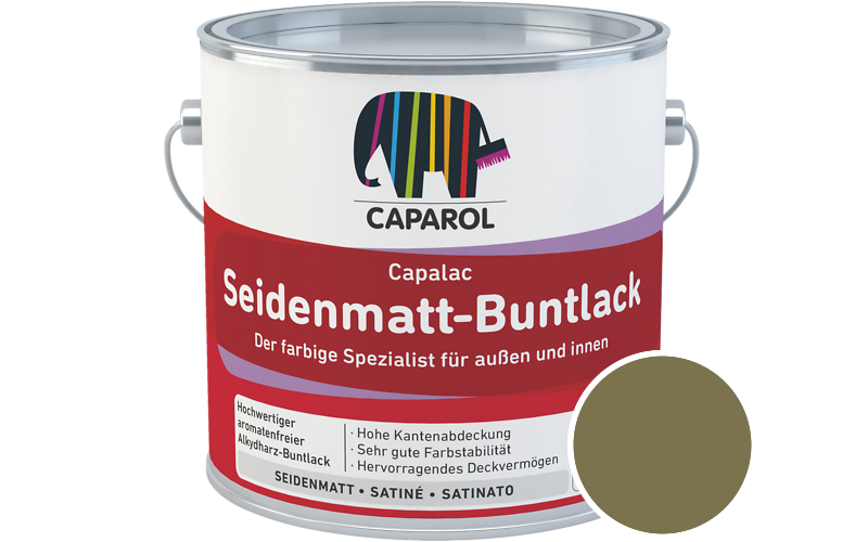 Caparol Capalac Seidenmatt-Buntlack 375ml Lack / Getnt im Farbton Melisse 65